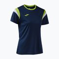 Tricou de tenis pentru femei Joma Terra dark navy/lime 3