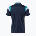 Tricou de tenis pentru bărbați Joma Terra Polo dark navy/turquoise fluor 2