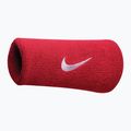 Manșete pentru încheietură  Nike Swoosh Doublewide Wristbands 2 buc. varsity red/white