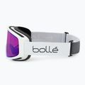 Ochelari de schi Bollé Bedrock Plus white matte/azure 4