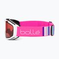 Ochelari de schi pentru copii Bollé Rocket white& pink matte/ vermillon 4