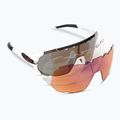Ochelari de ciclism Tifosi Sledge alb mat/frumos/roșu/roșu transparent