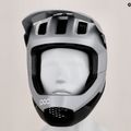 Cască de bicicletă POC Otocon Race MIPS argentite silver/uranium black matt 9