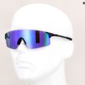 Ochelari de soare Oakley Evzero Blades negru mat/violet violet închis 14