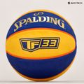 Spalding TF-33 Baschet oficial de culoare galbenă 84352Z 5