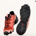 Salomon Speedcross 6 pantofi de alergare pentru femei piele de vacă / negru / trandafir englezesc 14