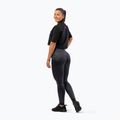 Colanți pentru femei NEBBIA Glossy Look Bubble Butt volcanic black 3