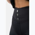 Colanți pentru femei NEBBIA Glossy Look Bubble Butt volcanic black 5