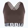 Sutien de fitness NEBBIA Medium Impact Cross maro 4