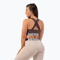 Sutien de fitness NEBBIA Medium Impact Cross maro 2