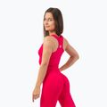 Tricou de antrenament pentru femei NEBBIA Sporty Slim Fit Crop roz 2