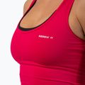 Tricou de antrenament pentru femei NEBBIA Sporty Slim Fit Crop roz 3