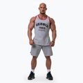 Tank top de antrenament pentru bărbați NEBBIA Old-School Muscle Tank Top light grey 2