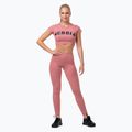 Jambiere de antrenament pentru femei NEBBIA Mesh High-Waist vechi trandafir vechi 5
