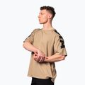 Tricou de antrenament pentru bărbați NEBBIA Lifting Club light brown
