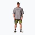 Tricou de antrenament pentru bărbați NEBBIA Washed-Off Heavyweight No Shortcuts light grey 2
