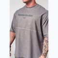 Tricou de antrenament pentru bărbați NEBBIA Washed-Off Heavyweight No Shortcuts light grey 4