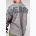 Tricou de antrenament pentru bărbați NEBBIA Washed-Off Heavyweight No Shortcuts light grey 5