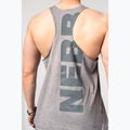 Tank top de antrenament pentru bărbați  NEBBIA Washed-Off Stringer Max Out light grey 5
