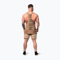 Tank top de antrenament pentru bărbați  NEBBIA Washed-Off Stringer Max Out light brown 3