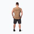 Tank top de antrenament pentru bărbați  Washed-Off Beastin light brown 3