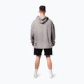 Hanorac de antrenament pentru bărbați NEBBIA Washed-Off Hoodie NO BS light grey 3