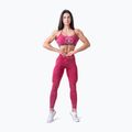 Colanți de antrenament pentru femei NEBBIA Washed High Waisted Legacy red 2