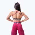 Colanți de antrenament pentru femei NEBBIA Washed High Waisted Legacy red 4