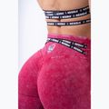 Colanți de antrenament pentru femei NEBBIA Washed High Waisted Legacy red 5