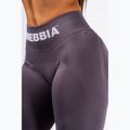 Colanți de antrenament pentru femei NEBBIA Flow Seamless Push-Up dark grey 5