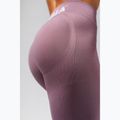 Colanți de antrenament pentru femei NEBBIA Flow Seamless Hight Waist Push Up pink 7