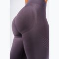 Colanți de antrenament pentru femei NEBBIA Flow Seamless Maximum Push-Up dark grey 7