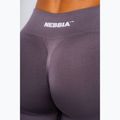 Colanți de antrenament pentru femei NEBBIA Flow Seamless Maximum Push-Up dark grey 8