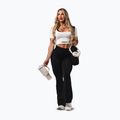 Colanți de antrenament pentru femei NEBBIA Flow Seamless High Waist Sculpting Flared Black 2