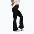 Colanți de antrenament pentru femei NEBBIA Flow Seamless High Waist Sculpting Flared Black 4