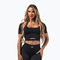 Top de antrenament pentru femei NEBBIA Flow Seamless black