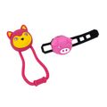 Kellys ANIMAL set de lumini pentru biciclete pentru copii (roz)