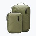 Organizatoare Thule Compression Cube set soft green