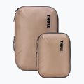 Organizatoare Thule Compression Cube set gentle beige