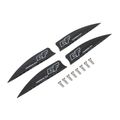 Kitesurfing placă aripioare CrazyFly Fin Carbon negru T008-0226