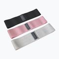 Set de benzi de exerciții GymBeam Booty Band - Beast Pink black/grey/pink