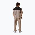 Tricou de antrenament bărbați NEBBIA Power Oversize light brown ash 3
