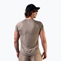 Tricou de antrenament bărbați NEBBIA Power light brown ash 3