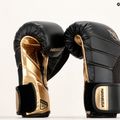 Hayabusa T3 negru/aur mănuși de box negru/auriu 11