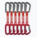 Expres de alpinism Ocun Hawk QD Zoom PA 12 cm 6 buc. red