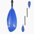 Vâslă de caiac 4-elemente AQUADESIGN K1 Attak 4 blue