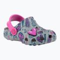 Coqui Little Frog mid.grey/fuchsia love/amulet sandale pentru copii 8