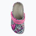 Coqui Little Frog mid.grey/fuchsia love/amulet sandale pentru copii 7