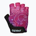 Mănuși de bicicletă pentru copii SILVINI Punta negru-roze 3119-CA1438/8911 4