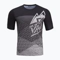 Tricou de ciclism pentru bărbați SILVINI Denno negru-gri